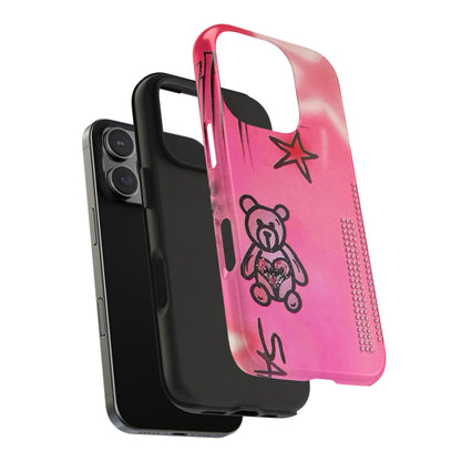 "teddy bear" airbrush iPhone case