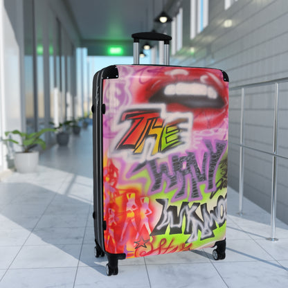 "wynwood gold" airbrush suitcase