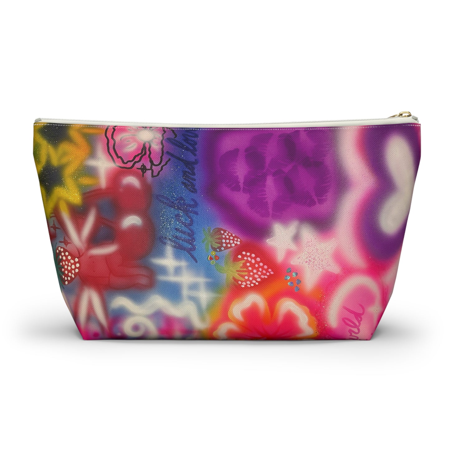 "luck & luv" airbrush makeup pouch
