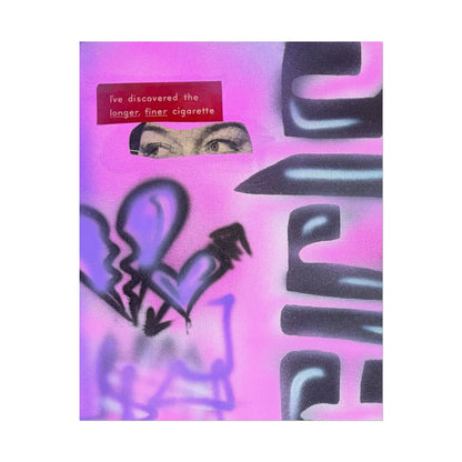 "purple princess" airbrush rolled print