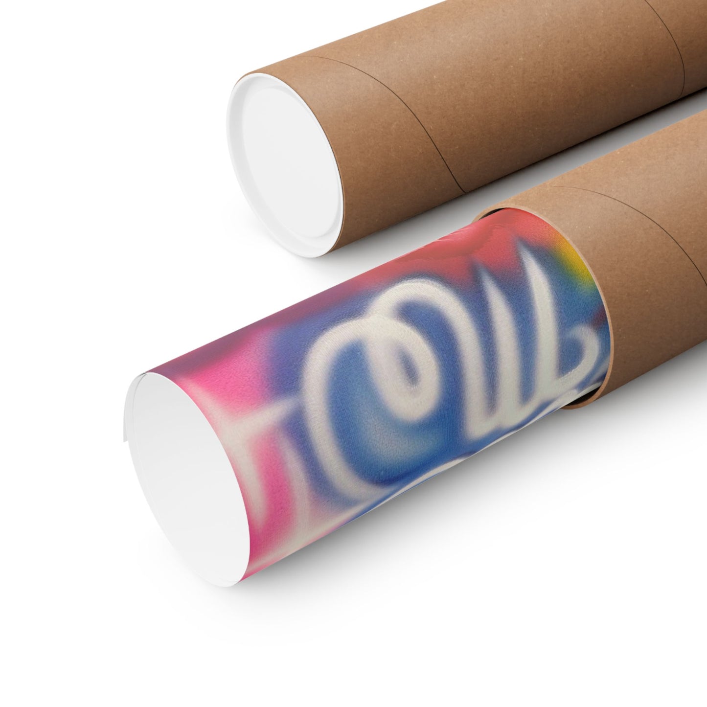 "CALL ME!" airbrush horizontal print