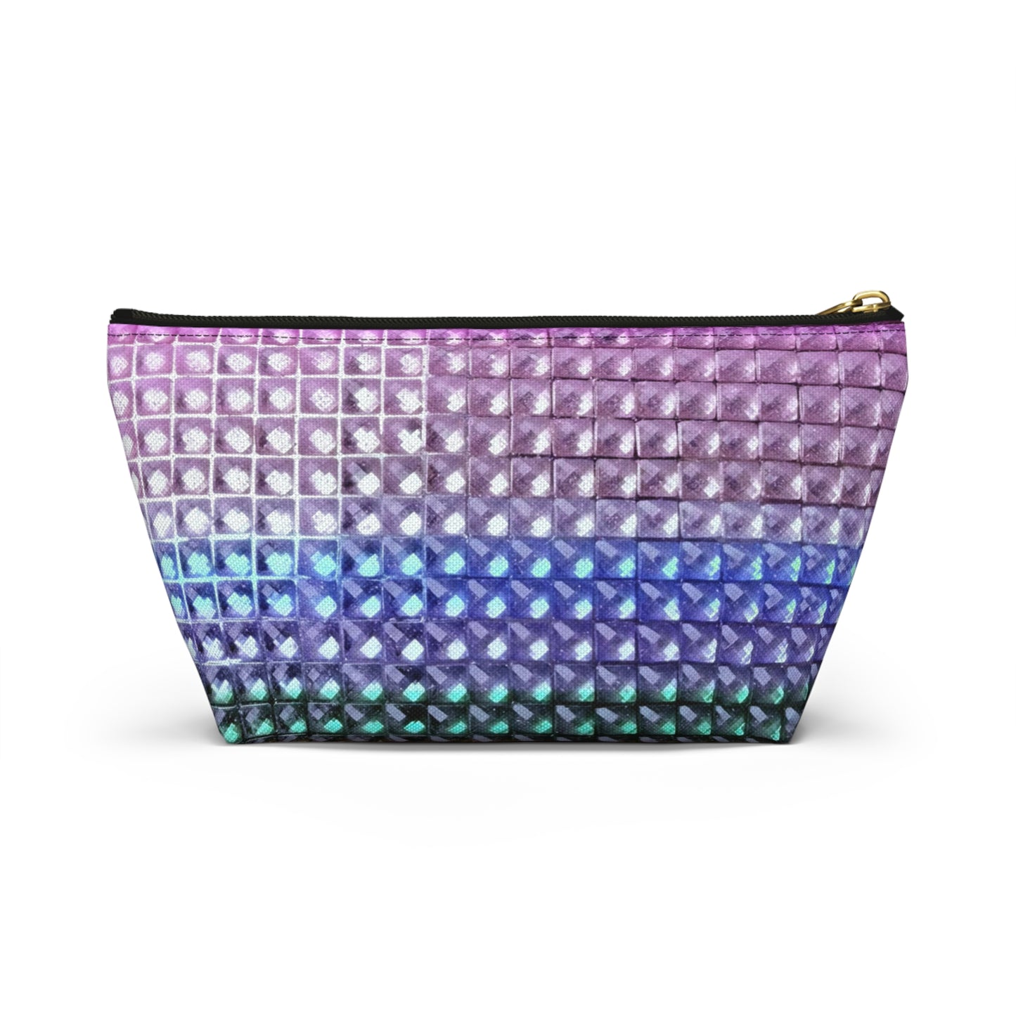 "multicolor studs" airbrush makeup pouch