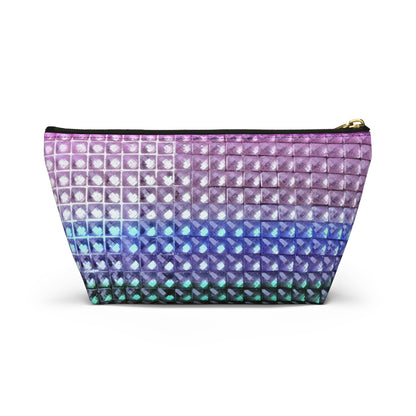 "multicolor studs" airbrush makeup pouch