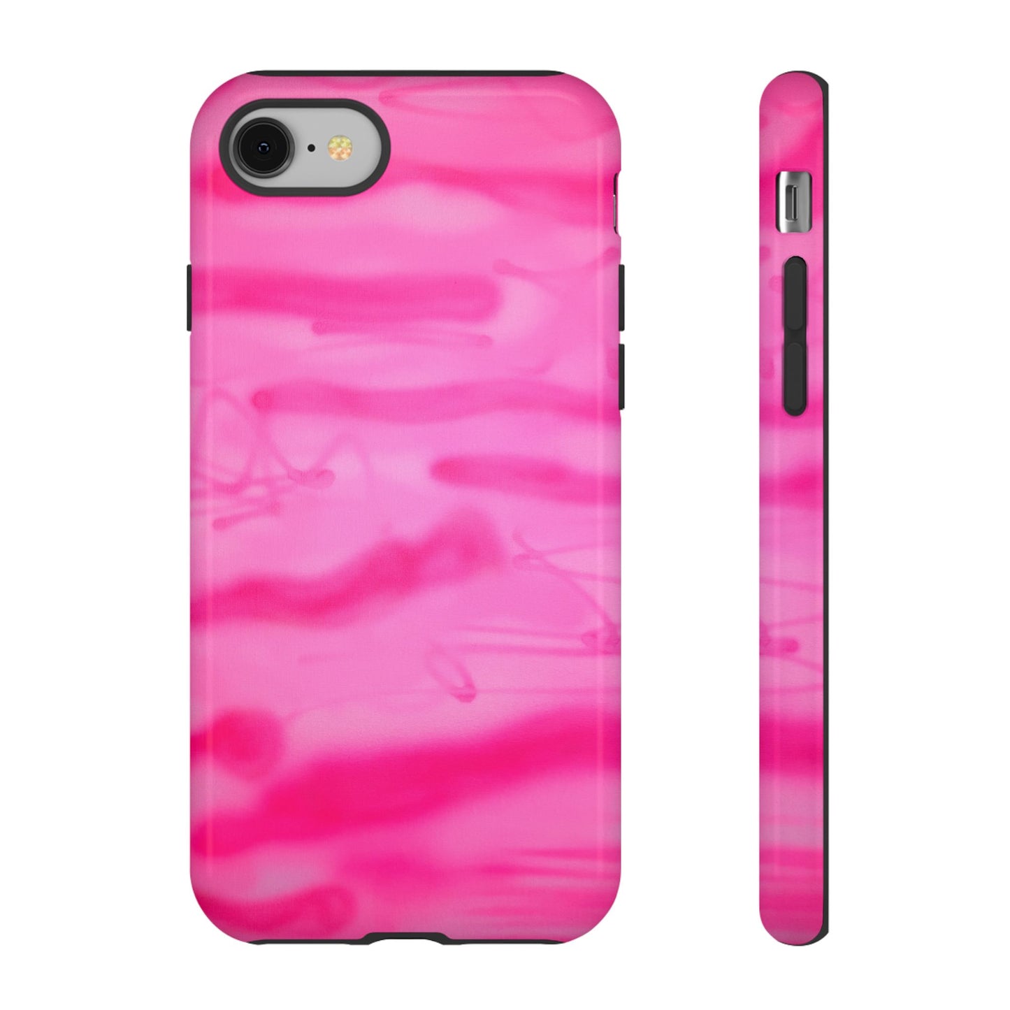 "pink camo" airbrush iPhone case