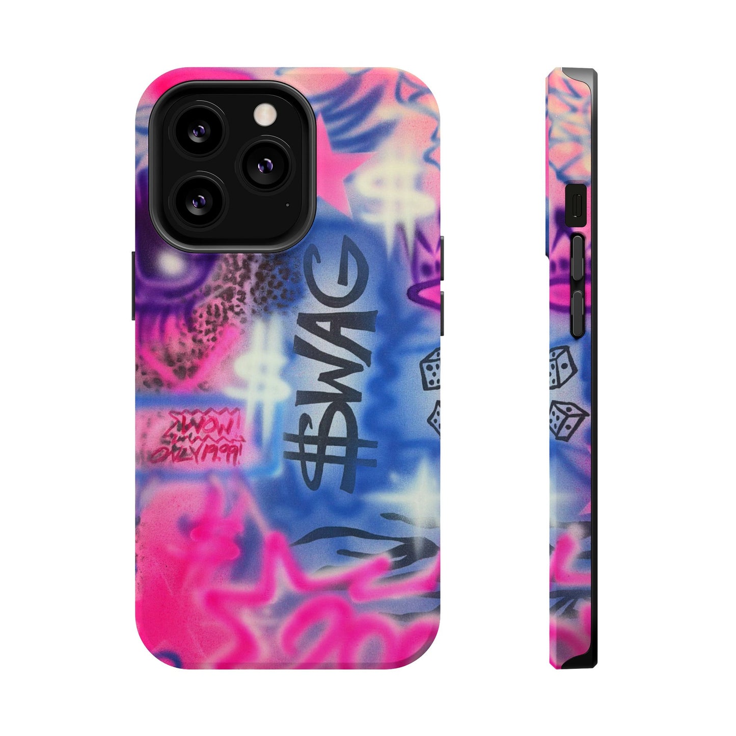 MagSafe "$wag" airbrush iPhone case