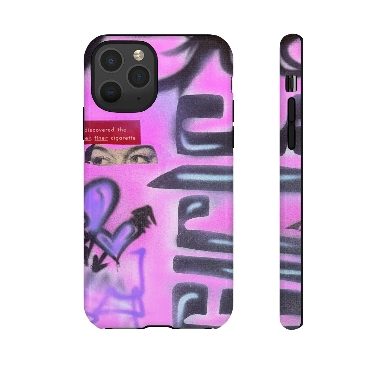 "purple princess" airbrush iPhone case