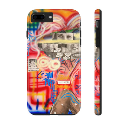 "get busy!" airbrush iPhone case