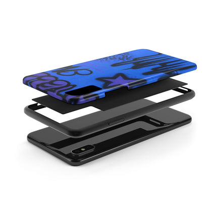 "infamous indigo" airbrush iPhone case