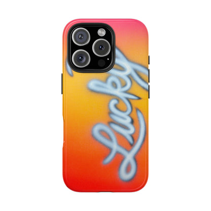 "lucky" airbrush iPhone case