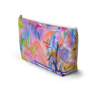 "neon haze" airbrush makeup pouch