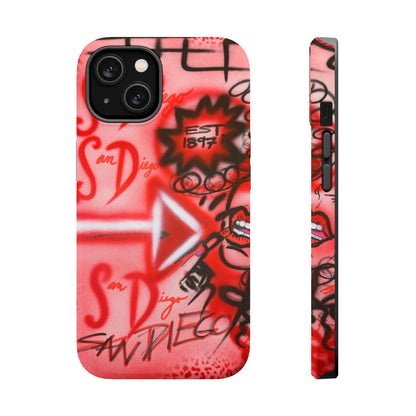 MagSafe "san diego" airbrush iPhone case