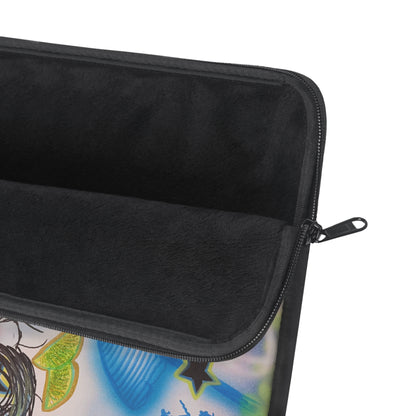 "salted lime" airbrush laptop sleeve