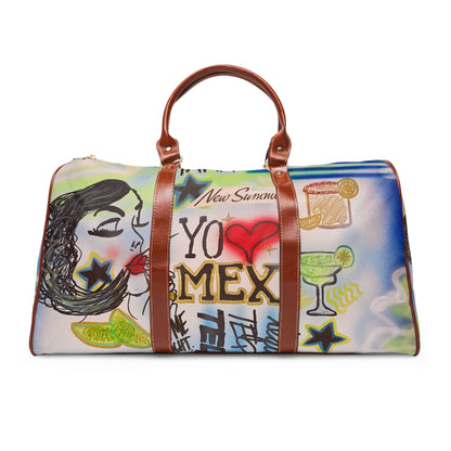 "salted lime" airbrush waterproof travel bag