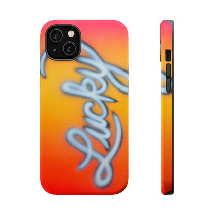 MagSafe "lucky" airbrush iPhone case