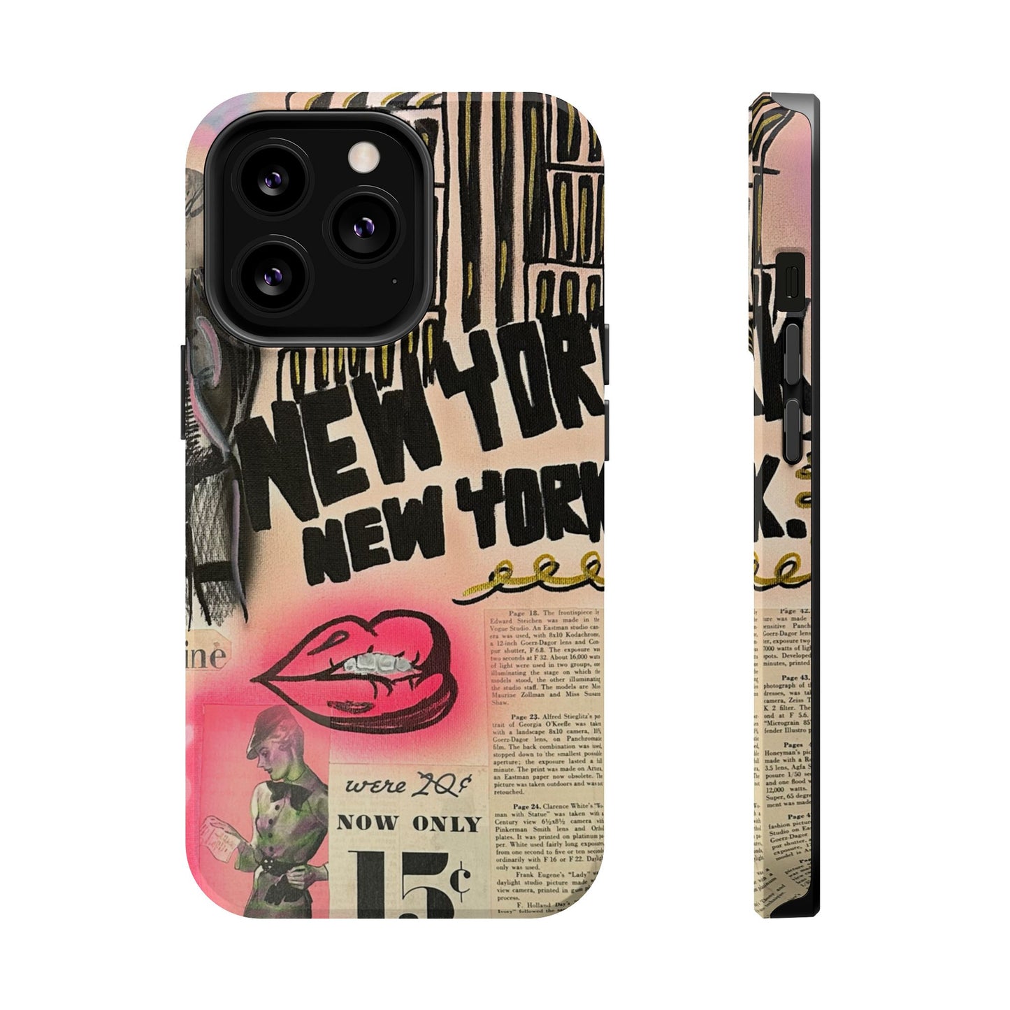 MagSafe "new york, new york" airbrush iPhone case