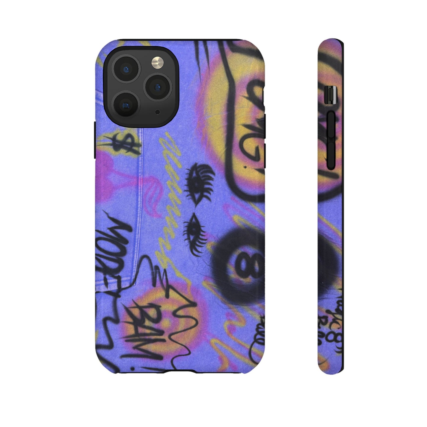 "eye$ on lies" airbrush iPhone case