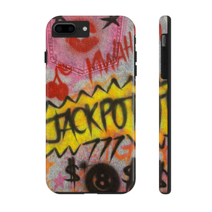 "jackpot!" airbrush iPhone case