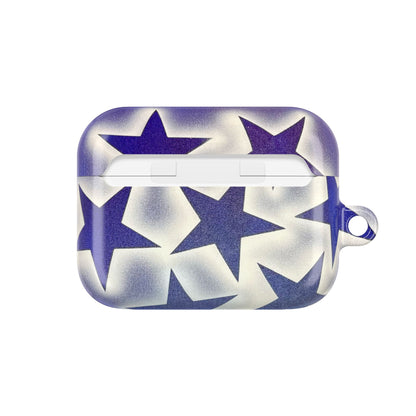 "frosted galaxy" airbrush airpod cases