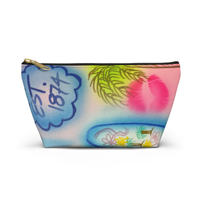 "in the wave" airbrush makeup pouch