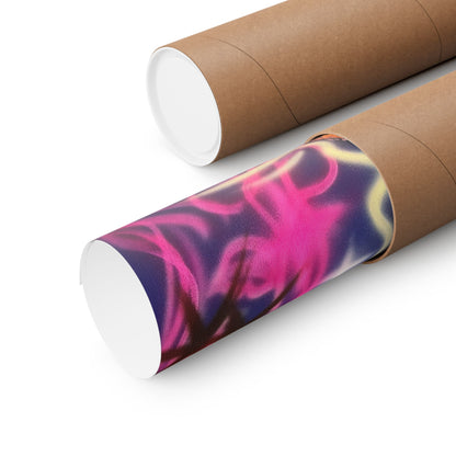 "mega luv" airbrush horizontal print