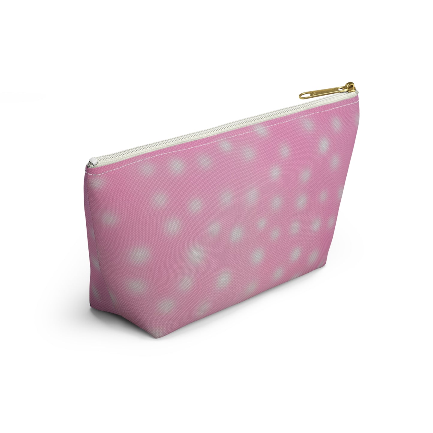 "strawberry swirl polka dot" airbrush makeup pouch