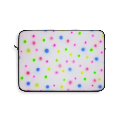 "birthday cake polka dot" airbrush laptop sleeve