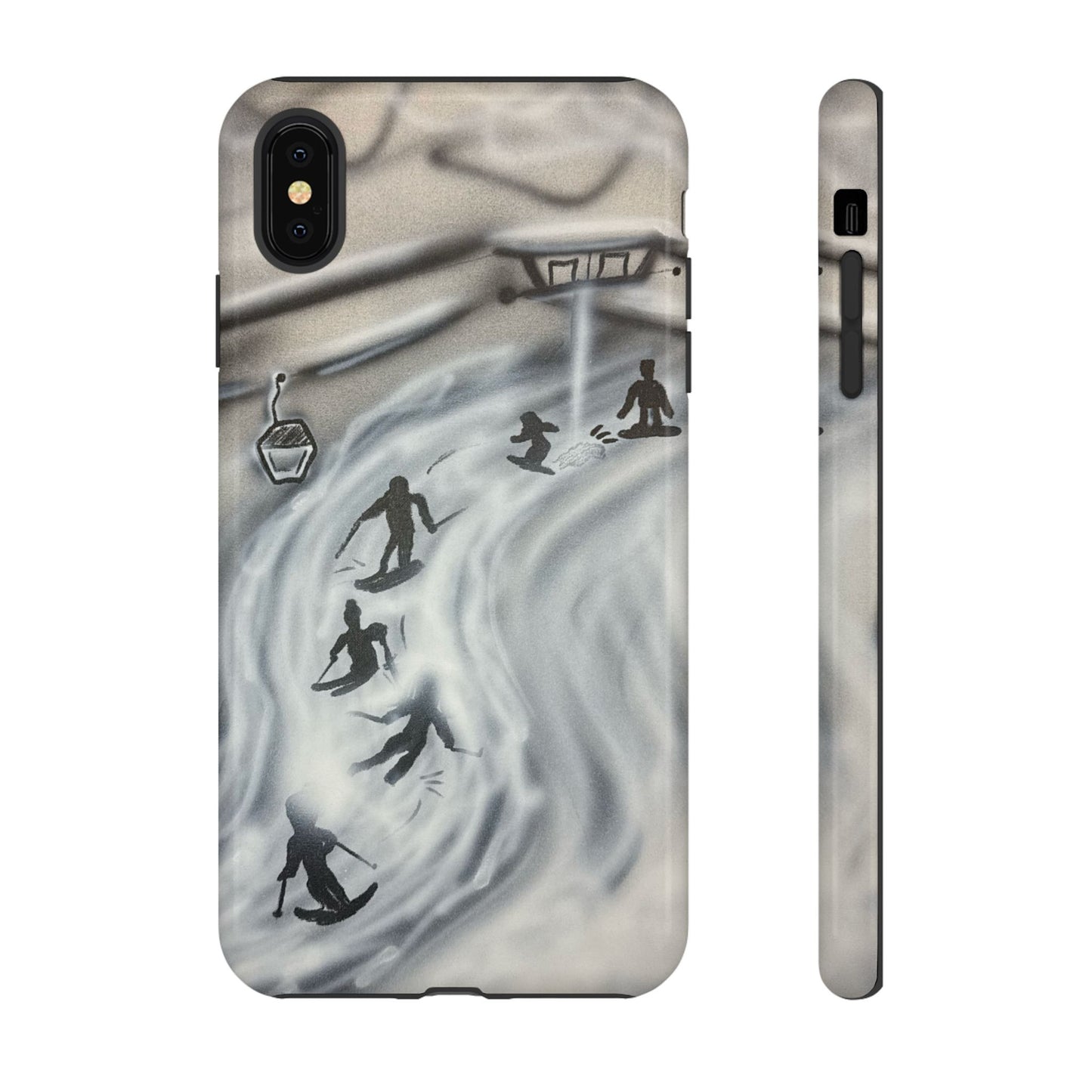 "arctic avalanche" airbrush iPhone case