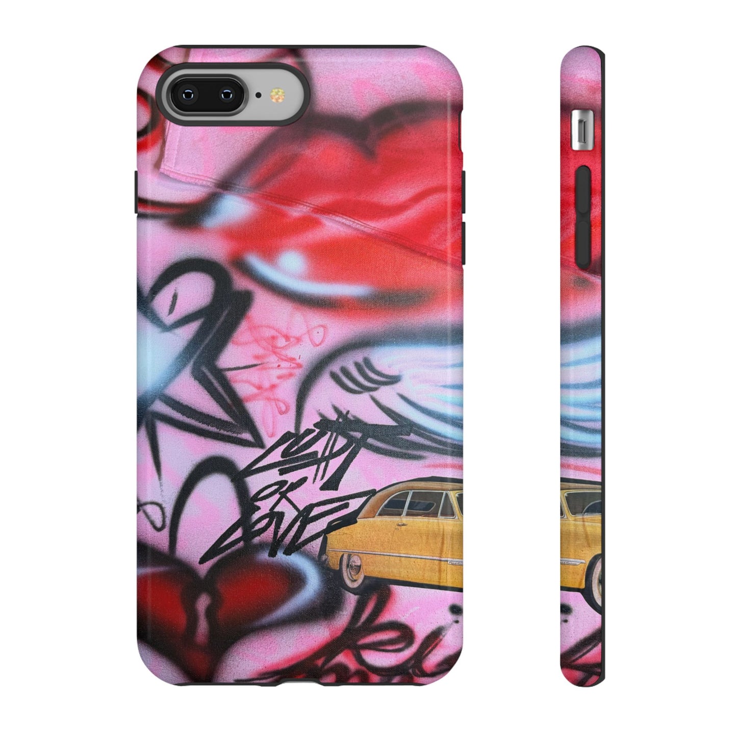"lust or love" airbrush iPhone case