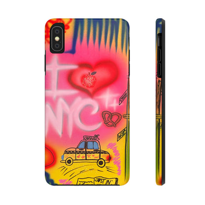 "in the city" airbrush iPhone case