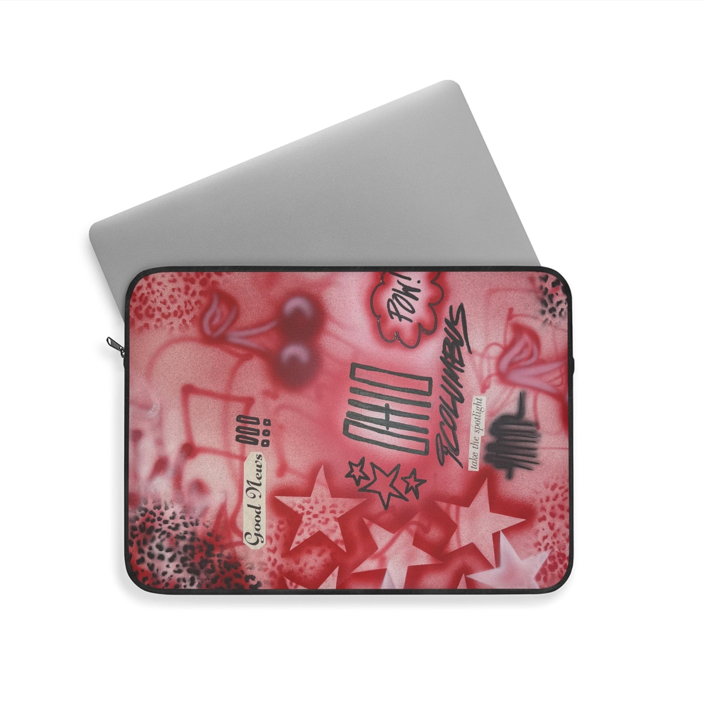 "columbus, ohio" airbrush laptop sleeve