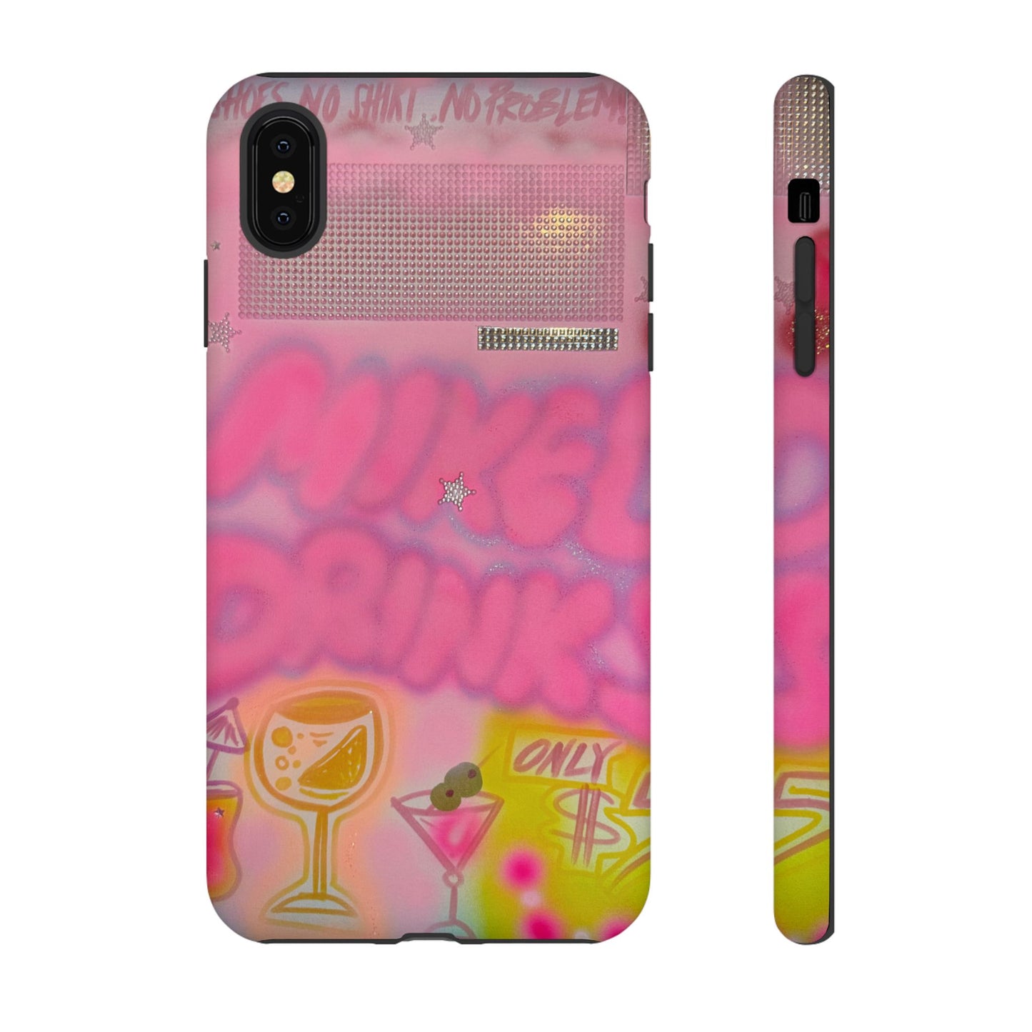 "mixed drinks" airbrush iPhone case