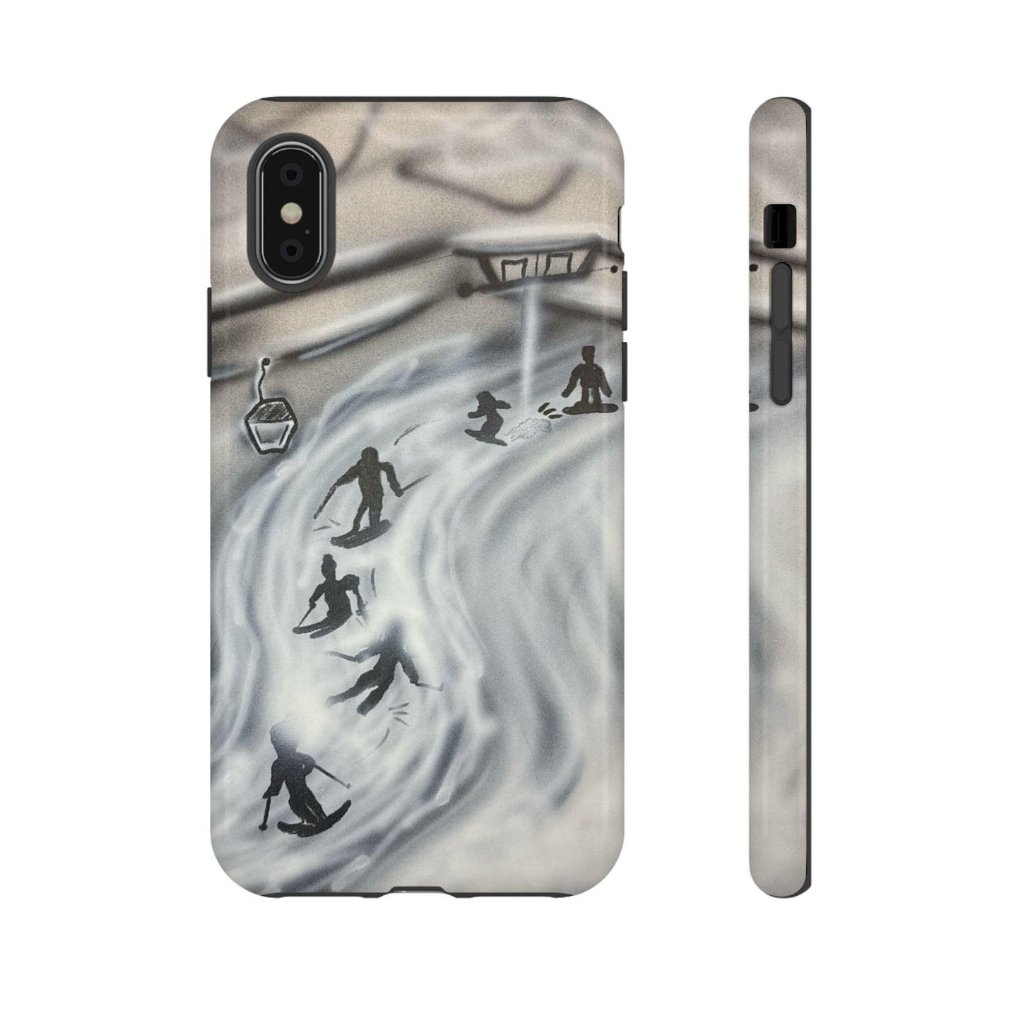 "arctic avalanche" airbrush iPhone case