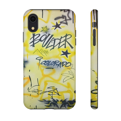 "boulder" airbrush iPhone case