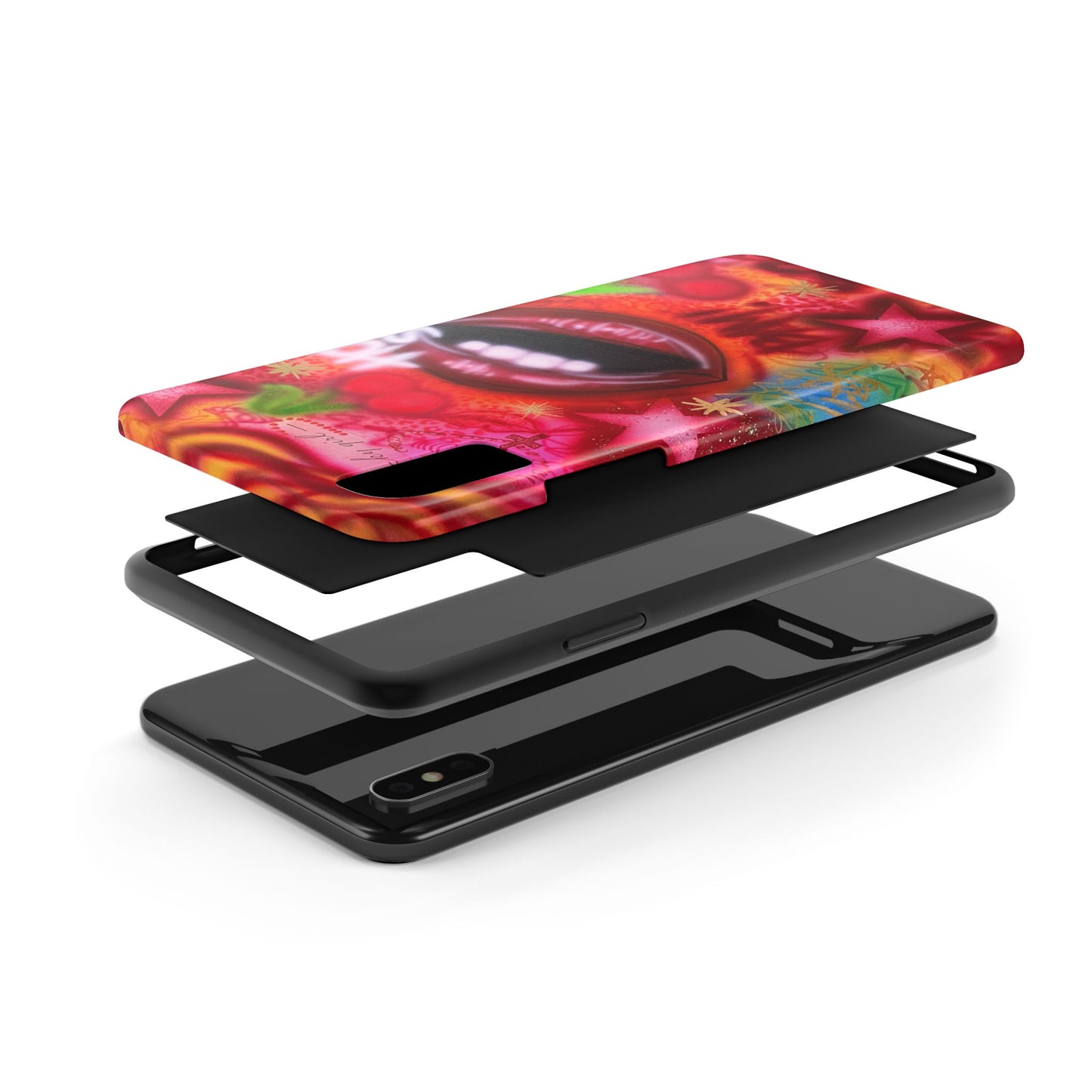 "hot stuff" airbrush iPhone case