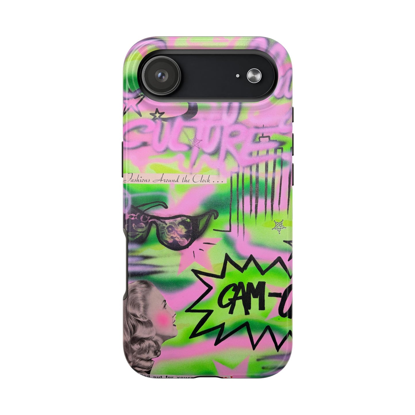 "green camo" airbrush iPhone case