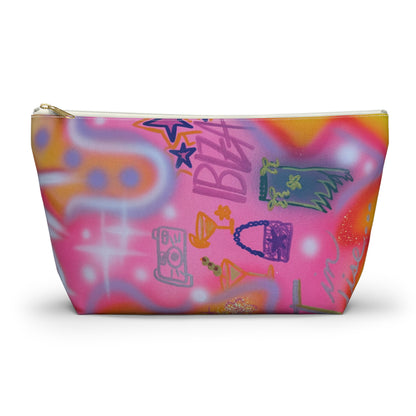 "ibiza" airbrush makeup pouch