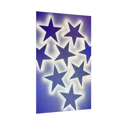 "frosted galaxy" airbrush rolled print