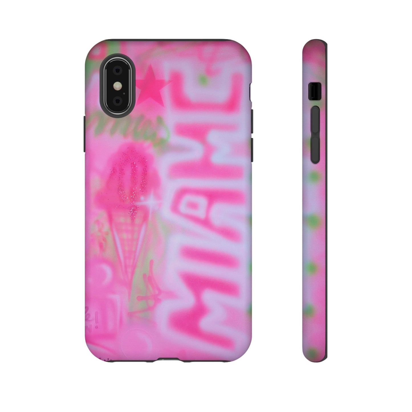 "sunset sorbet" airbrush iPhone case