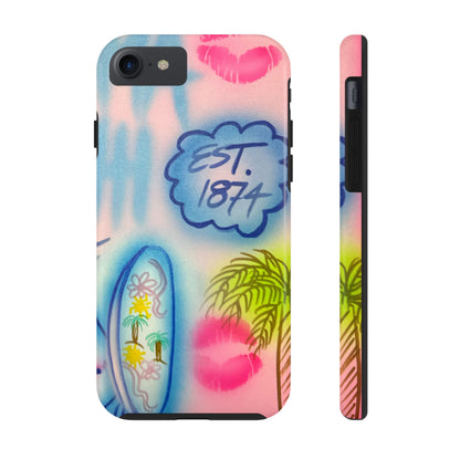 "in the wave" airbrush iPhone case