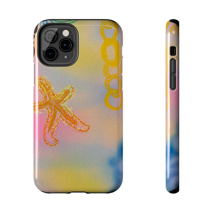 "sweet starfish" airbrush iPhone case
