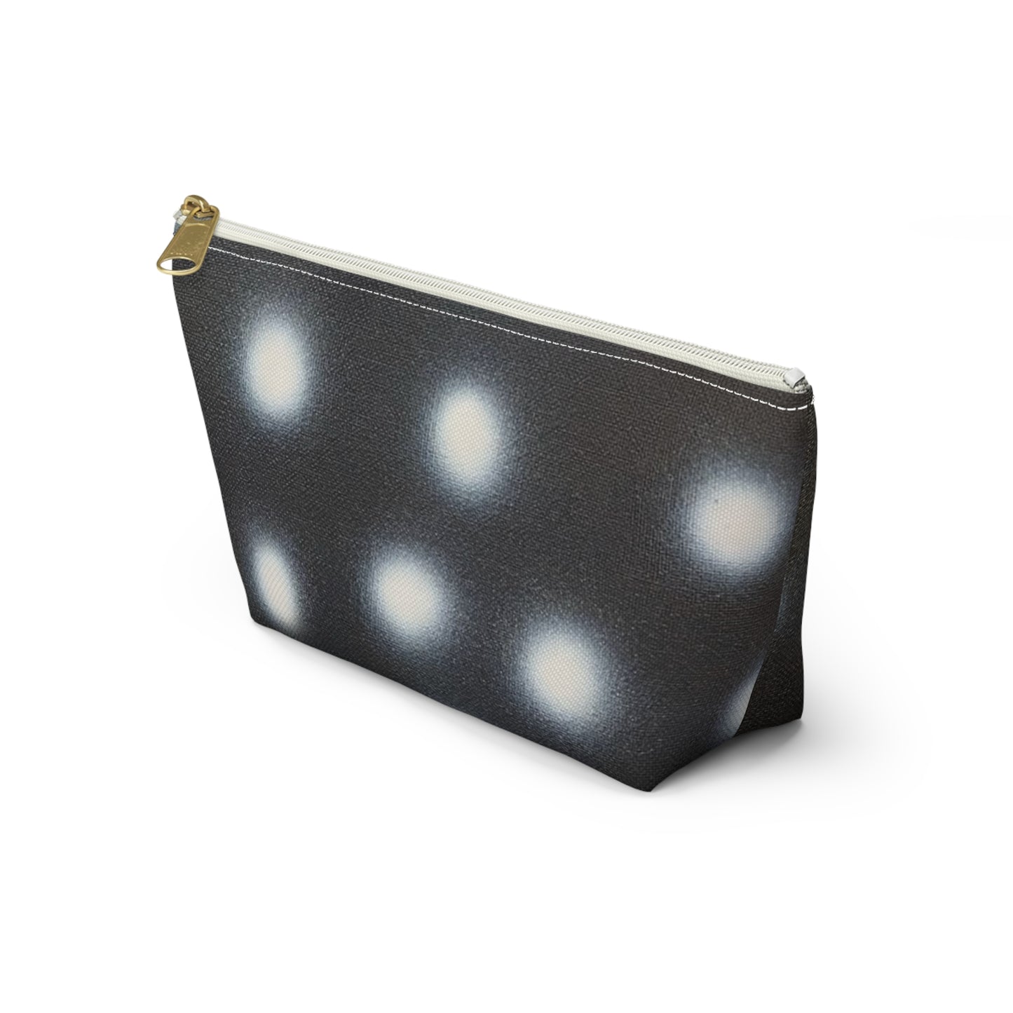 "coconut noir polka dot" airbrush makeup pouch