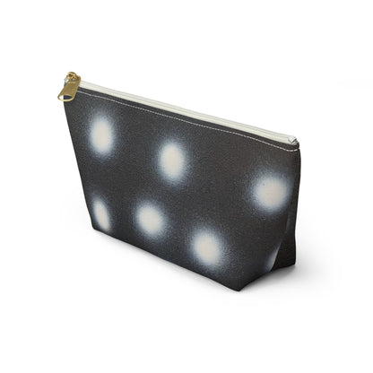 "coconut noir polka dot" airbrush makeup pouch