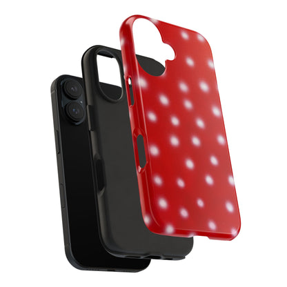 "cherry crush polka dot" airbrush iPhone case