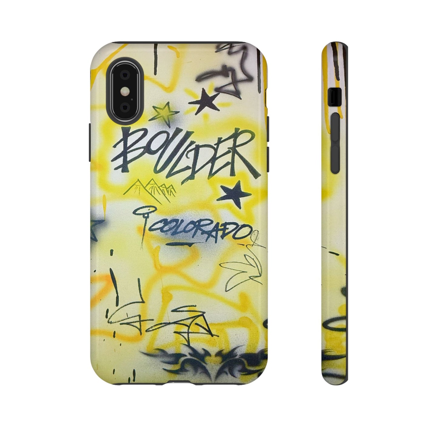 "boulder" airbrush iPhone case