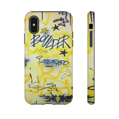 "boulder" airbrush iPhone case