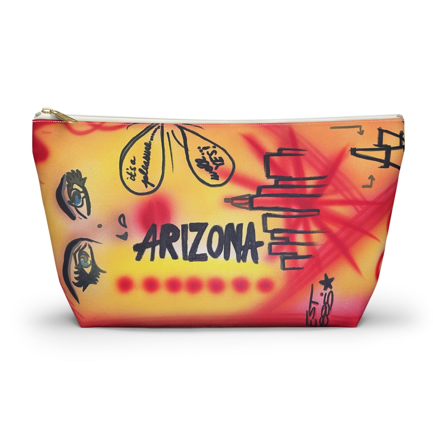 "tempe, arizona" airbrush makeup pouch