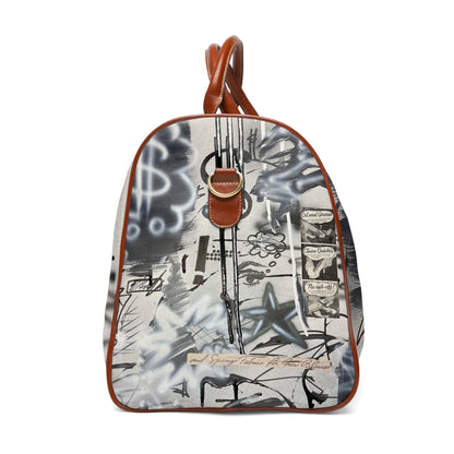 "monochrome mood" airbrush waterproof travel bag