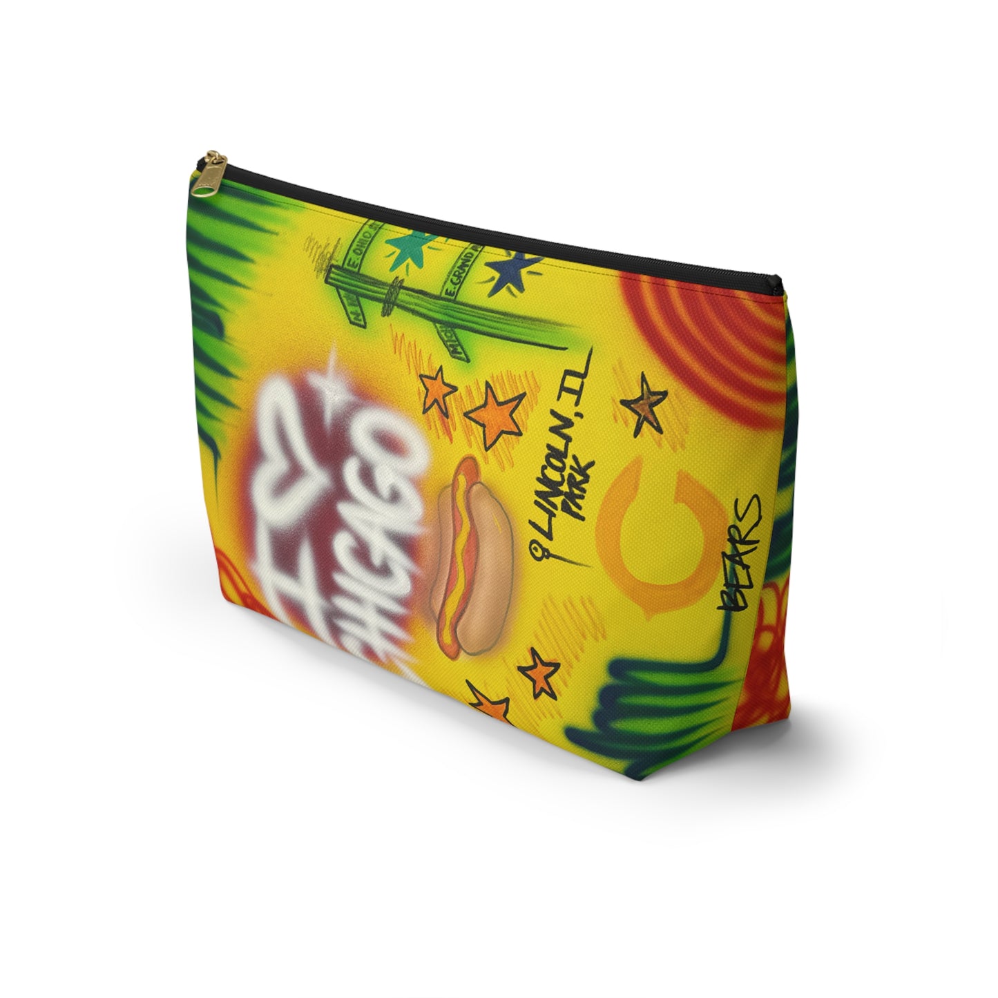 "chicago" airbrush makeup pouch