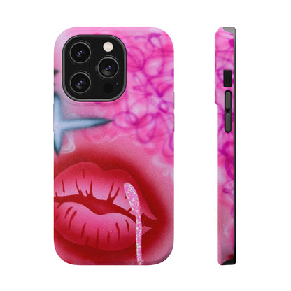 MagSafe limited edition "glitter aura" airbrush iPhone case