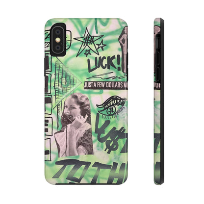 "lust over luck" airbrush iPhone case
